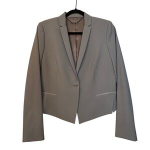 NWT Elie Tahari grey Elda Jacket - size 10
